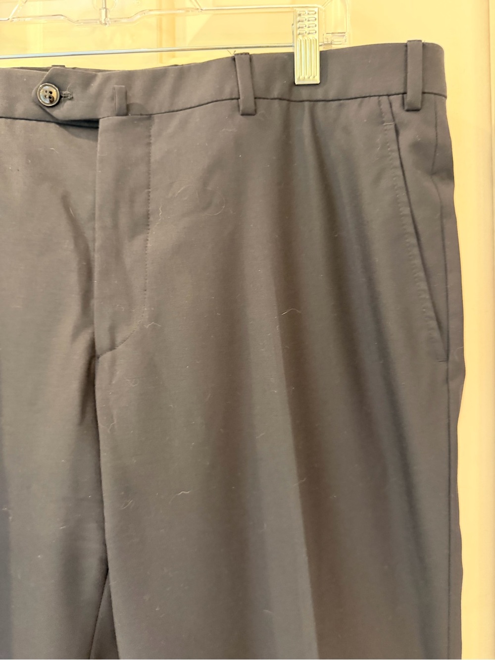 Georgie Armani Men's Classic Black Dress Pants, 100% Super Lana 180s, Sz 36 x 34 - Picture 11 of 16